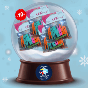 Mini broches de madera para colgar fotos