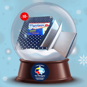 Cuaderno triunfante 123 abc lunares