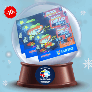 Block de papel para dibujo negro