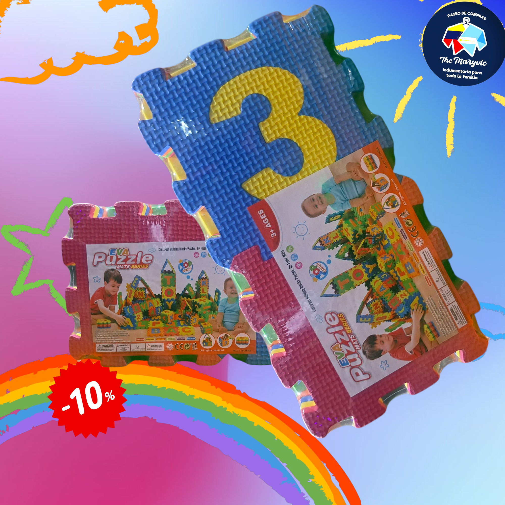 Piso alfombra goma eva bebe