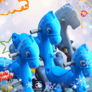 Caballito andarin con ruedas