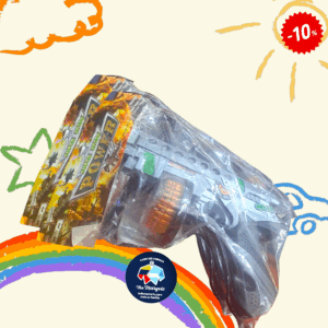 Pistola con balas de policia infantil