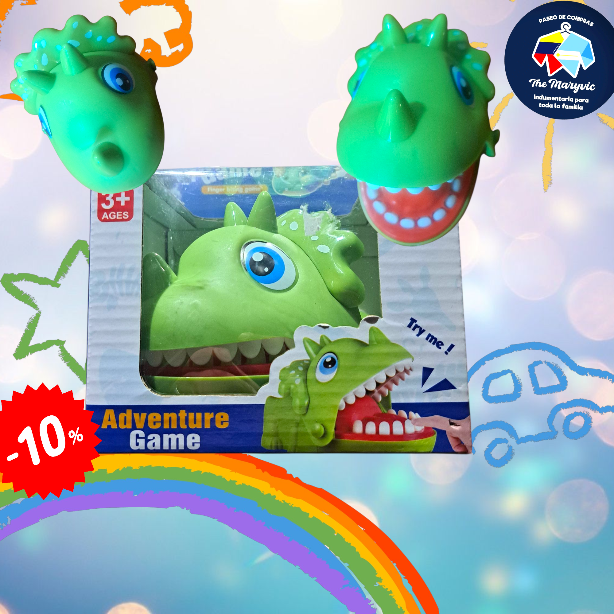 Juego dino que muerde