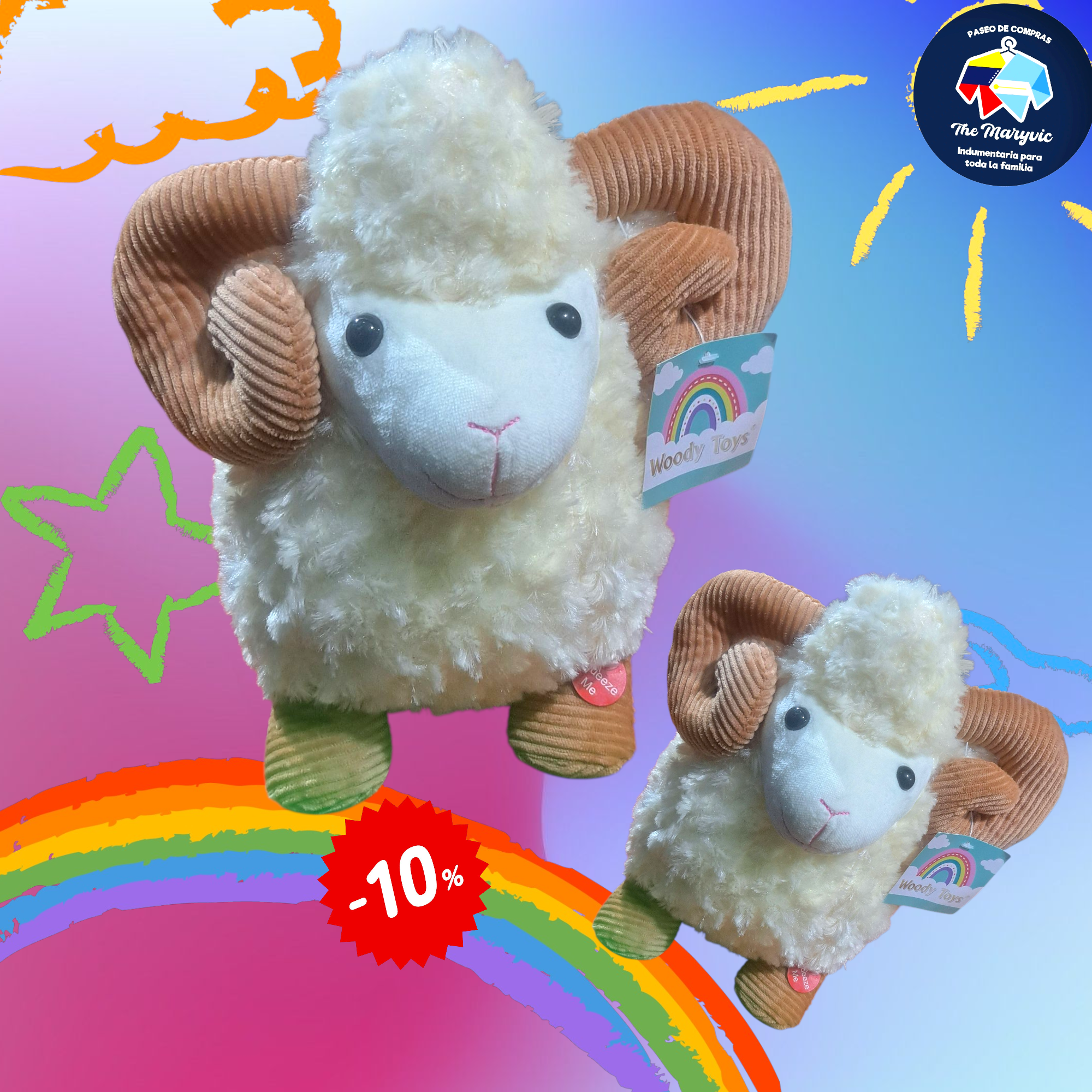 Peluche carnero con sonido