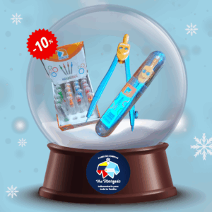 Compas metalico escolar ezco