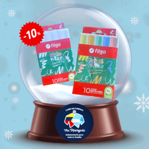 10 Tizas escolares de colores